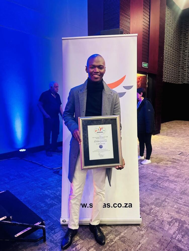 Prof. T. L. Tyasi received a Silver Award at the 54th South African Society for Animal Science (SASAS) Congress, East London, 2024.