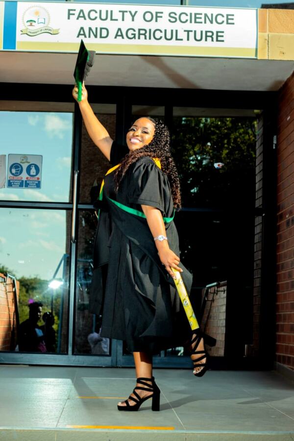 Graduate at a graduation ceremony