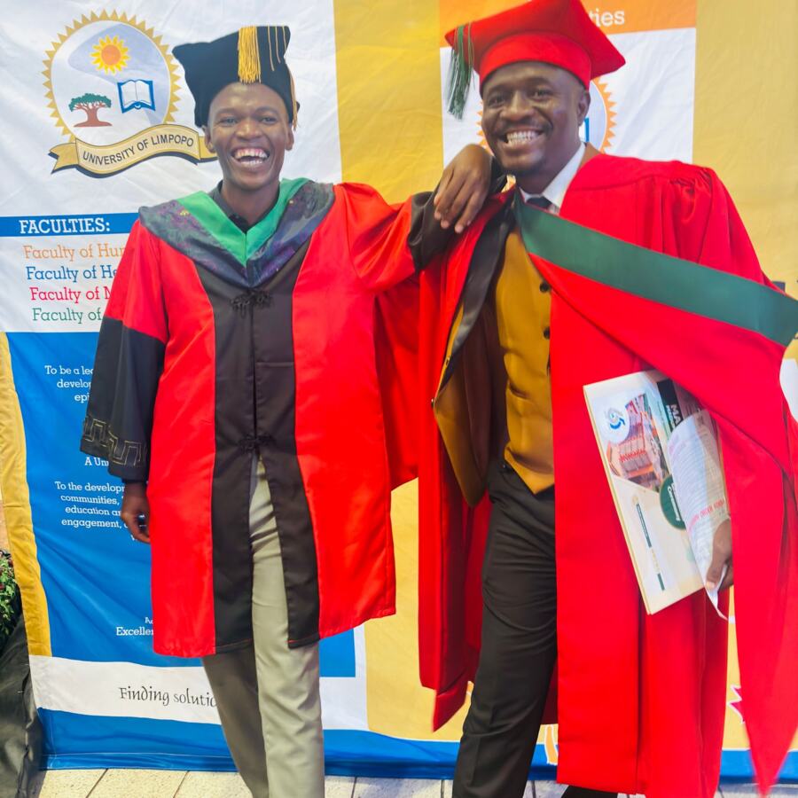 Graduate at a graduation ceremony