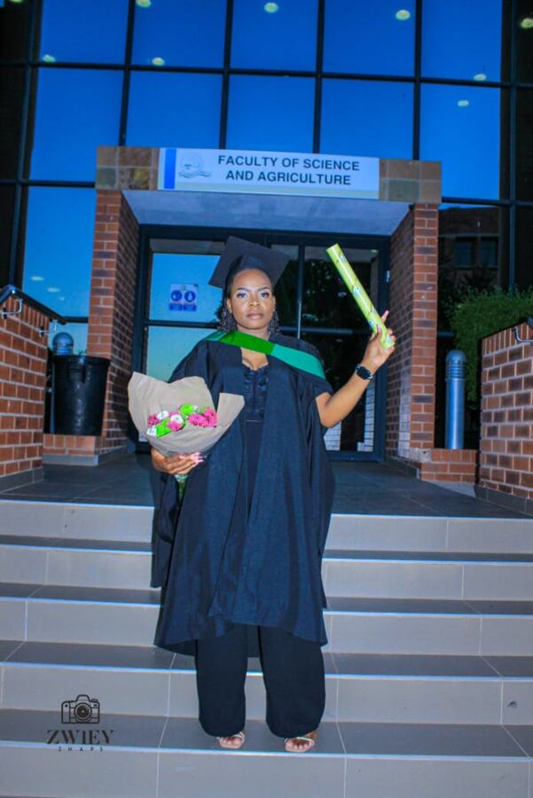Graduate at a graduation ceremony